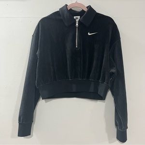 Nike velour 1/4 zip